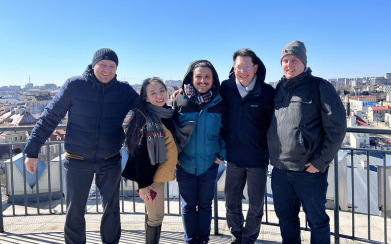 Delegates visiting Lublin Castle