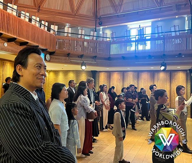 Some of the audience anxiously await the prizegiving